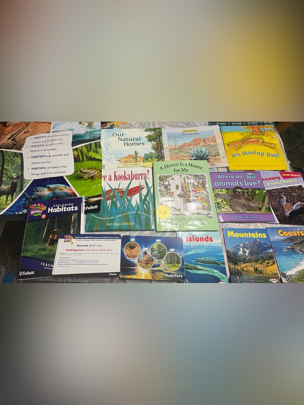 Exploring Habitats EducationalTeaching Book Set for lower elementary